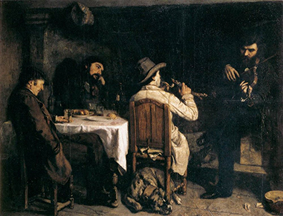 After Dinner at Ornans Gustave Courbet